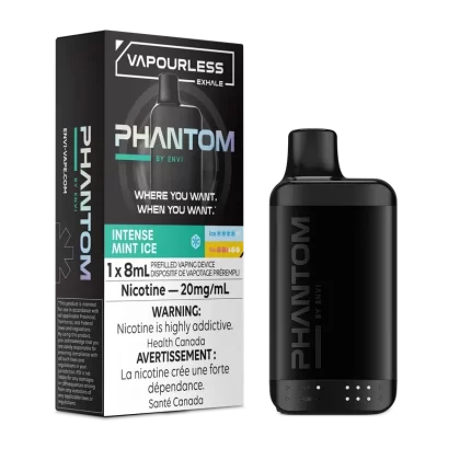 Envi Phantom 8 ml Vapourless – INTENSE MINT ICE