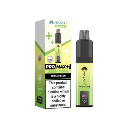 Hayati Pro Max Plus 6000 Puffs Triple Melon - 20mg