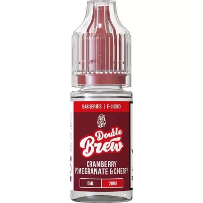 Cranberry Pomegranate & Cherry Double Brew Bar Series Nic Salts – 5mg, 10mg & 20mg – Pack of 10