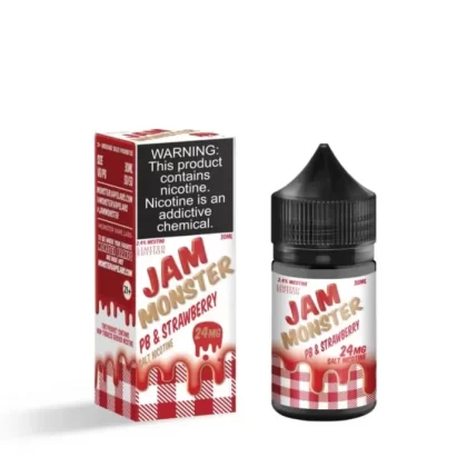 PB & Jam Monster Salt Strawberry eJuice - Vape Product; Vape Product, Vape Product