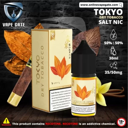 Tokyo Dry Tobacco Saltnic 30ml - 20 mg - 30 ml