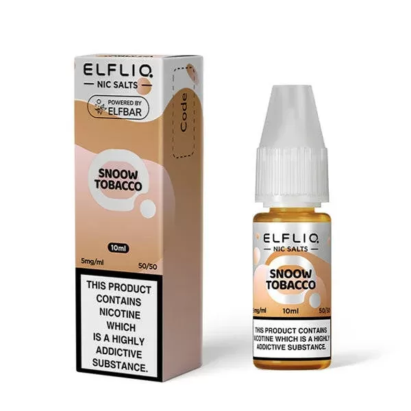 Elfliq Snoow Tobacco Nic Salts by Elf Bar