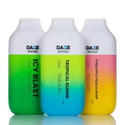 7 Daze Ohmlet 7000 Puffs Rechargeable Disposable Vape