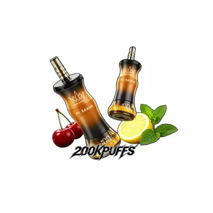 ATVS AL SAHIM 200K Puffs Vape Dual Mode MTL & DTL - Blue Razz Lemonade, Blueberry Raspberry; 6mg/ml (A822BB)