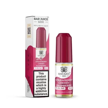 BAR JUICE STRAWBERRY CHERRY RASPBERRY 10ML NIC SALT E-LIQUID