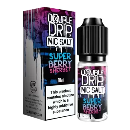 Super Berry Sherbet Nic Salt E-Liquid by Double Drip (10ml) - 10mg