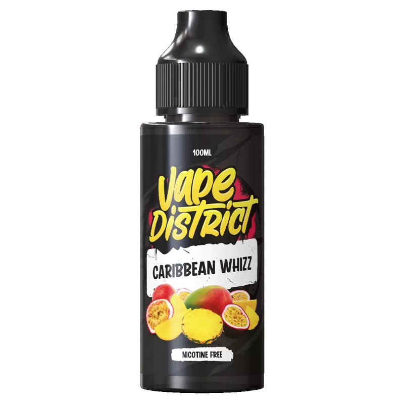 Caribbean Whizz by Vape District 100ml - NIC SHOTS (FREE)
