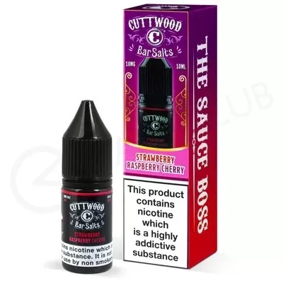 Strawberry Raspberry Cherry Nic Salt E-Liquid by Cuttwood Bar Salts