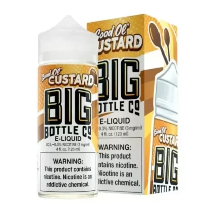 Good Ol Custard E-Liquid by Big Bottle Co - Size#120ml~Nicotine#6MG