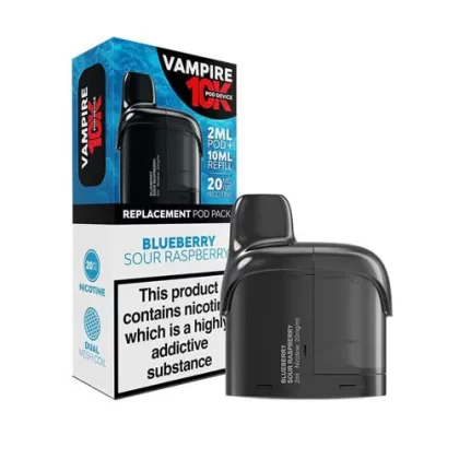 Vampire Vape 10K Prefilled Pod + Refill Container - Red Raspberry Blast