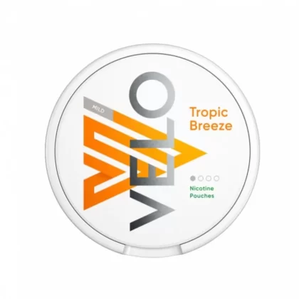 VELO Nicotine Pouches – Tropical Breeze - Strength#Mini 6mg>Mini 4mg>Slim 10mg (3CC94F)