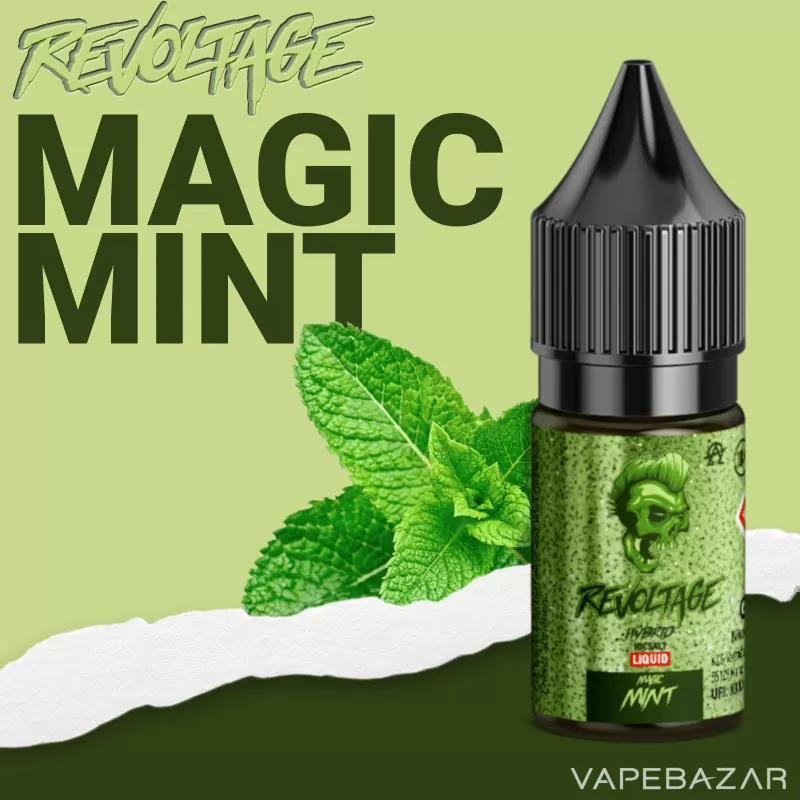 Revoltage Hybrid Nicsalt Liquid – Magic Mint - 20mg/ml, Nikotinfrei