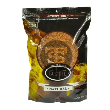 OHM Natural Pipe Tobacco 16 oz. Bag