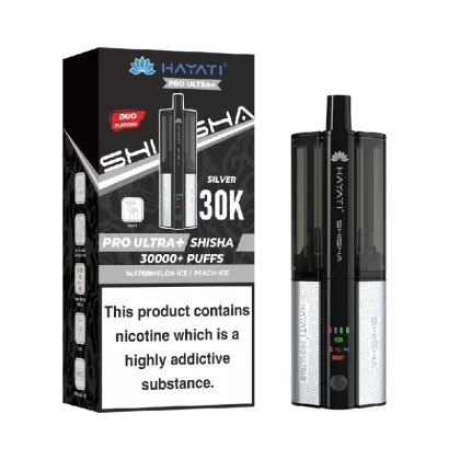 Hayati Pro Ultra Plus Shisha 30000 Prefilled Pod Kit Watermelon Ice / Peach Ice