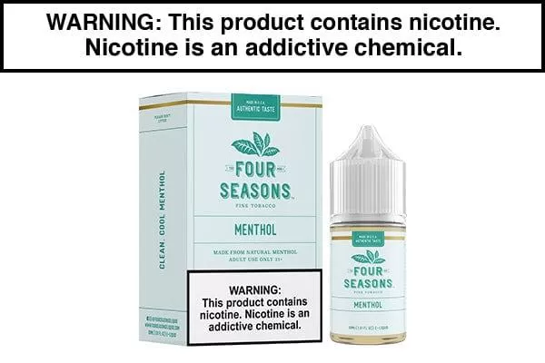 MENTHOL BY FOUR SEASONS 30ML/60ML - Vapejuice - Image 2