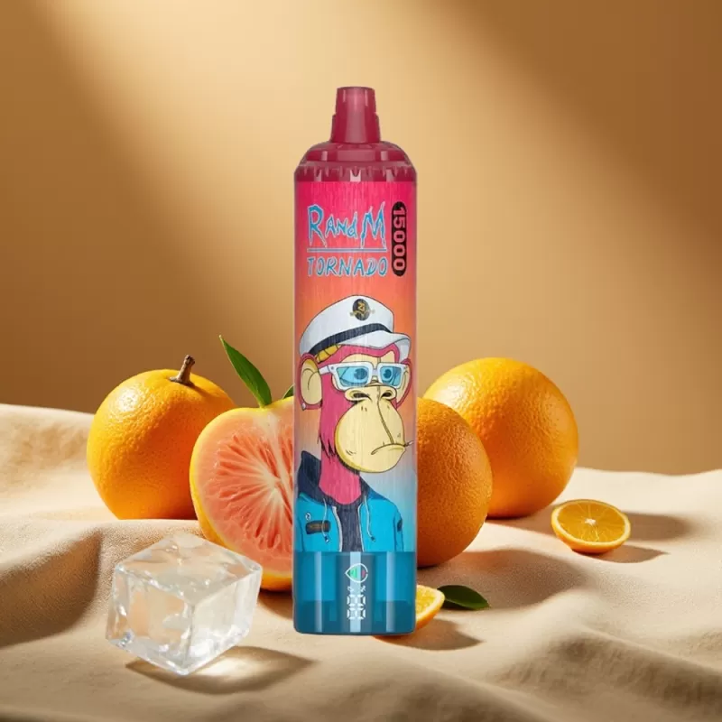 RandM Fumot Tornado 15000 Puffs 25ml Mesh Disposable Vape Lush Ice