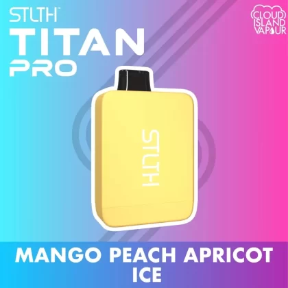 STLTH TITAN PRO Disposable Vape – Mango Peach Apricot Ice