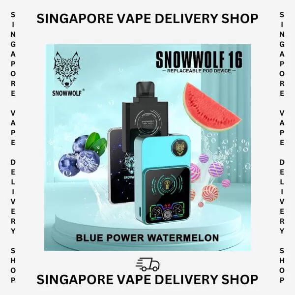 Snowwolf 16000 Puffs - Cartridge Only / Strawberry Watermelon - Image 3