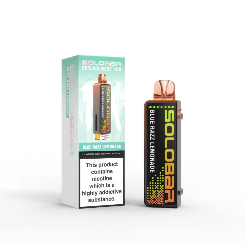 Solobar Boost 15K Prefilled Pods - Blue Razz Lemonade - Image 3