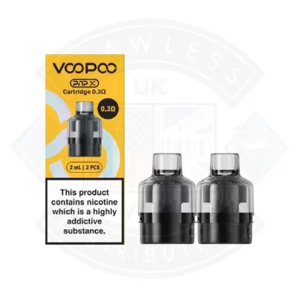 VOOPOO PnP X Pod Cartridge (2pcs/pack) - Size#0.3ohm - 2ml>0.3ohm - XL>0.8ohm - 2ml>0.8ohm - XL>1.0ohm - 2ml>1.0ohm - XL