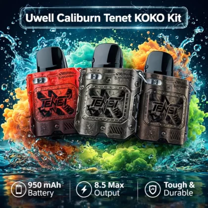 Uwell Caliburn Tenet KOKO Kit - Black & White - Vapeciga