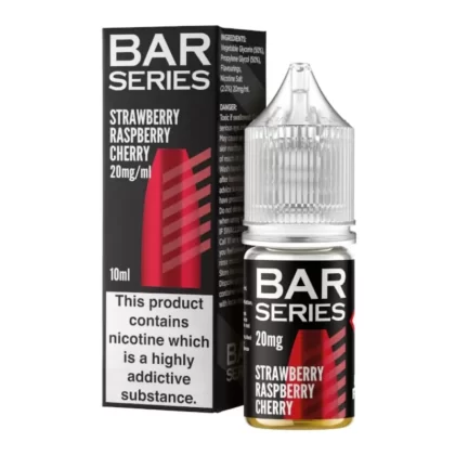 Strawberry Raspberry Cherry Nic Salt E-Liquid by Bar Series (10ml) - 10mg