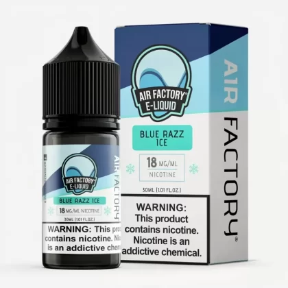 Blue Razz ICE SALT – Air Factory E-Liquids – 30mL 50%VG Vape - Vape Product; Vape Product, Vape Product
