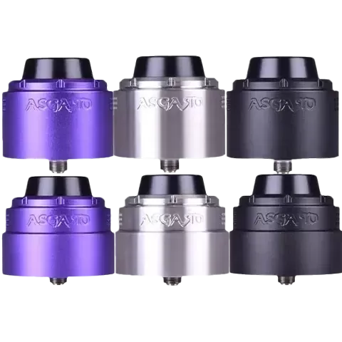 Vaperz Cloud Asgard XL RDA - Colour#Black>Purple>Silver>Gunmetal>Ultem>Smoked Out>Electric Blue