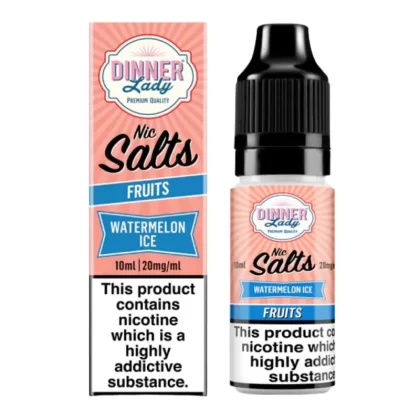 Watermelon Ice Nic Salt E-Liquid by Dinner Lady (10ml) - 20mg