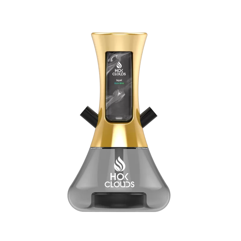 XTRA - HOK CLOUDS PORTABLE HOOKAH KIT - Resin Orange - Image 3