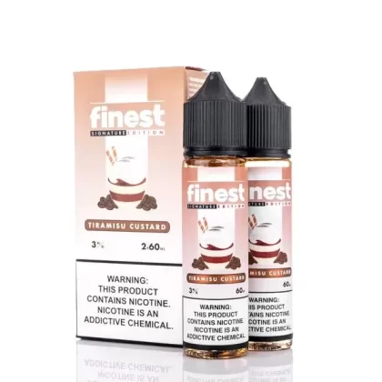 The Finest E-Liquid – Signature Edition – Tiramisu Custard – 120ml (DISCONTINUED)