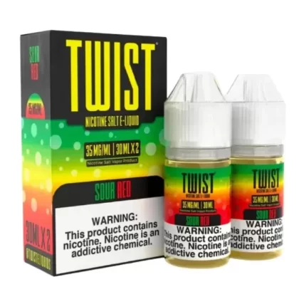 Sour Red Nicotine Salt by Twist E-Liquids - Size#60ml~Nicotine#35MG