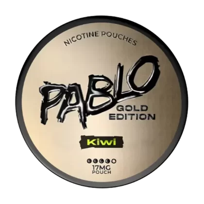 Kiwi Pablo Gold Edition Nicotine Pouches - 17mg - Vape Product (33E8EC)