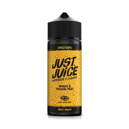 Mango & Passion Fruit 100ml E-Liquid Shortfill by Just Juice - Vapestreams Co