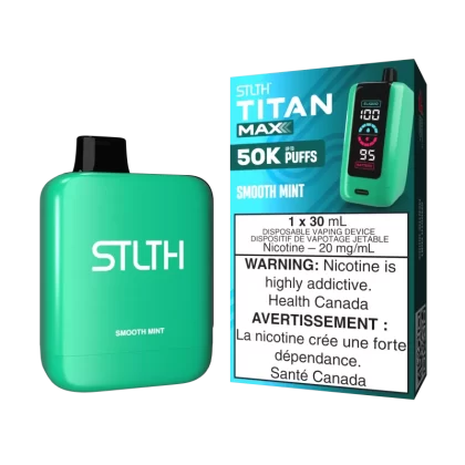 STLTH TITAN MAX - Smooth Mint - 20 mg/mL (wholeseller) - Excise ON, 20 mg/mL (wholeseller) - Excise AB
