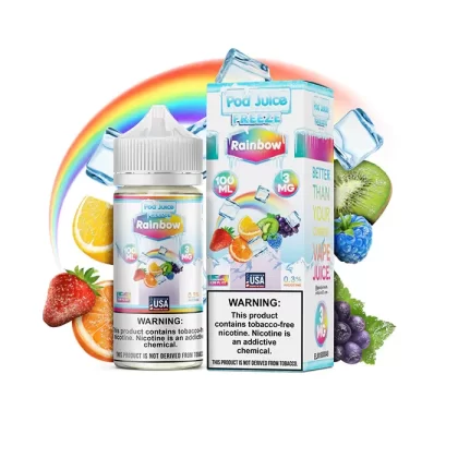 Sale $12.00 – Rainbow Freeze by Pod Juice TFN Series 100mL - Cheapvape Deals (E030D8)