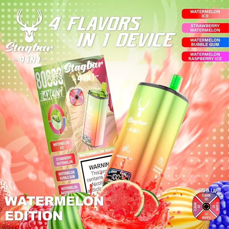 Stag Bar 80K 4-in-1 Disposable Vape - Vapeq10 - Image 2