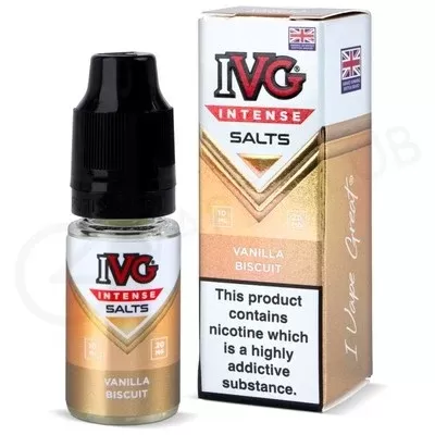 Vanilla Biscuit E-Liquid by IVG Intense Salts - Ecigpremium