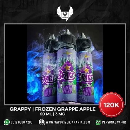 GRAPPY FROZEN GRAPE & APPLE 60 ML - 3 mg / 60 ml - Vape Product; Vape Product (E72653)