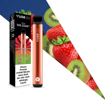 Vuse GO – Strawberry Kiwi - Aromastoffe, Nikotin; 20mg/ml (6B437A)