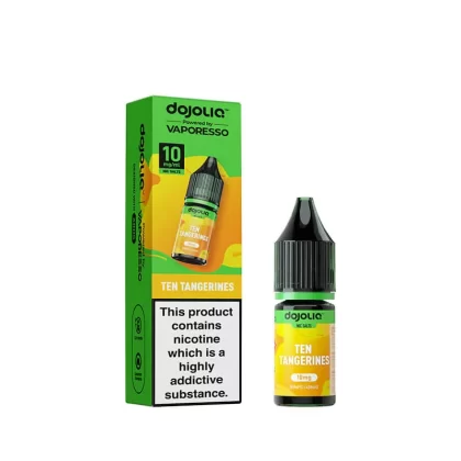 DojoLiq Ten Tangerines 10ml Nic Salt E-Liquid by Vaporesso - 10mg