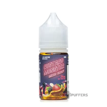 Custard Monster Salt – Mixed Berry 30mL - Nicotine Strength#24mg>48mg