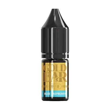 Gold Bar Blue Raspberry Nic Salt vape Juice - 10 Pack - 10mg