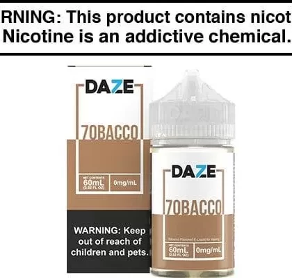 7OBACCO BY 7 DAZE 60ML | 100ML - Vapejuice