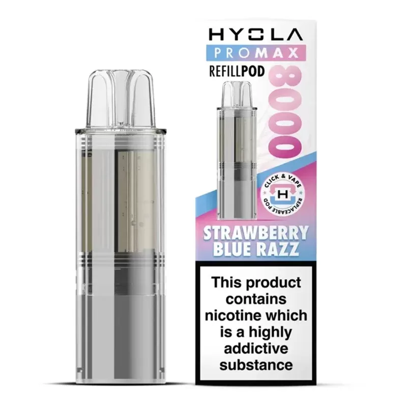 Hyola Pro Max 8000 Prefilled Pod Strawberry Blue Razz - Ecigpremium