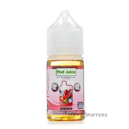 Pod Juice PJ5000 – Strawberry Watermelon Ice 30mL - Vape Product, Vape Product
