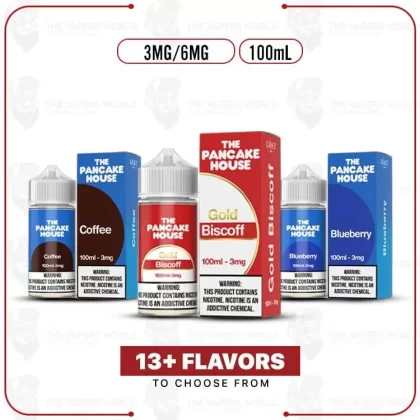 The Pancake House 100mL E-Liquid - Vape Product, Vape Product; Banana Nuts, Blueberry