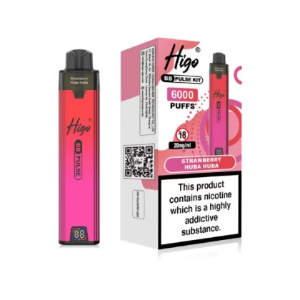 Higo BB Pulse 6000 Prefilled Pod Kit Strawberry Huba Huba