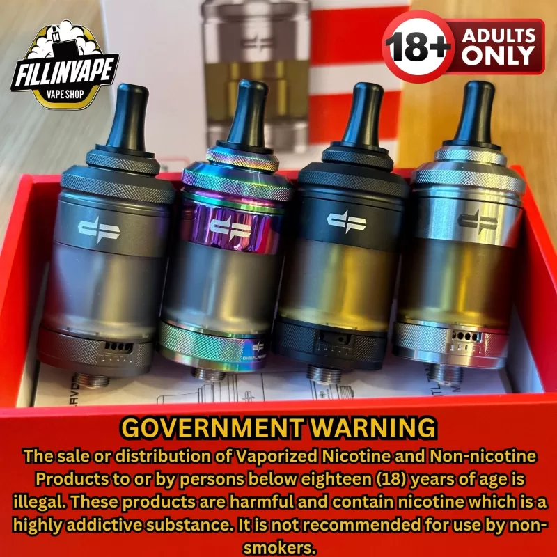 Digiflavor Siren-G MTL subohm tank Legit - Gunmetal