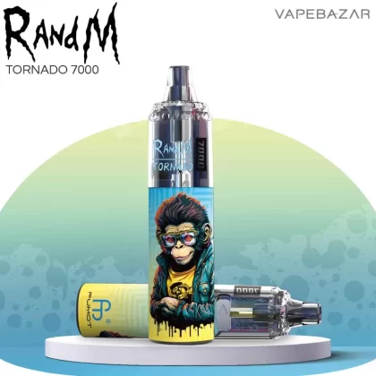 Random RandM Vape Tornado 7000er – Leer Gerät - 850 mAh (FF7D82)